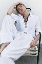 💝💝Last day 50%OFF🔥100% LINEN PALAZZO SET(Buy 2 Free Shipping)