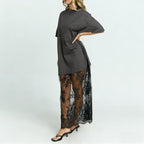 🌷Kai Lace T-Shirt Maxi Dress