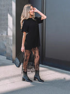 🌷Kai Lace T-Shirt Maxi Dress