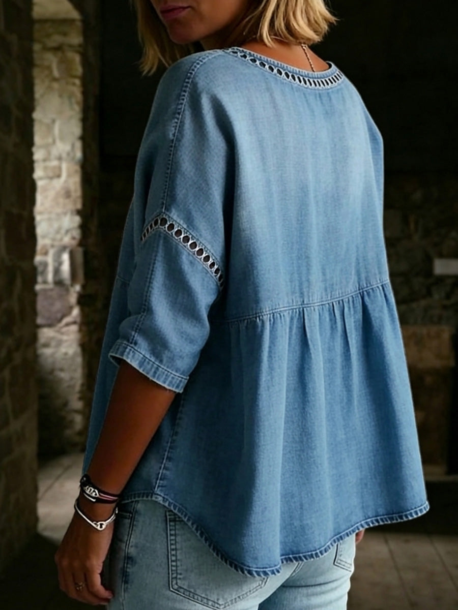📦📦LAST DAY SAVE 49% ⏰Women's Vintage Casual Loose Linen Blouse Shirt