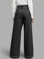 Women's High-waisted Casual Loose-fitting Wide-leg Jeans