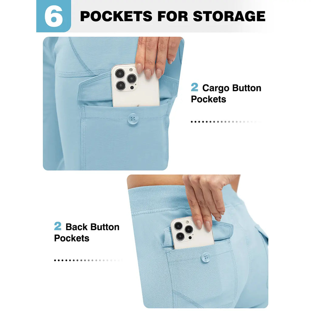📦📦Womens Lightweight Capris Hiking Pants 6 Pockets Quick Dry Cargo Outdoor Trip Loose Shorts COMFY  MOMS OVER 30