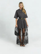 🌷Kai Lace T-Shirt Maxi Dress